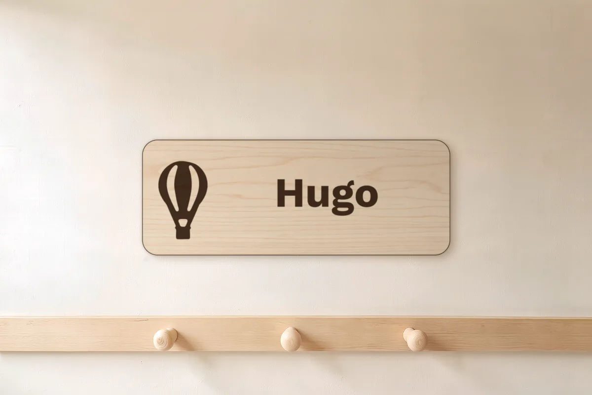 Classroom peg label