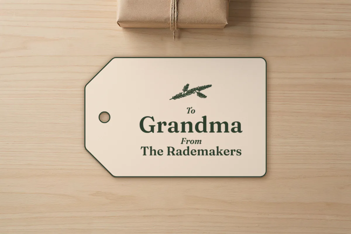 Christmas gift tags
