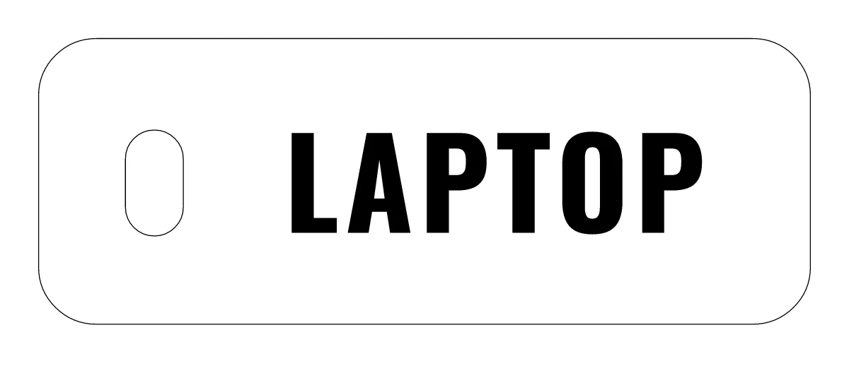 Cable tags as a flat design