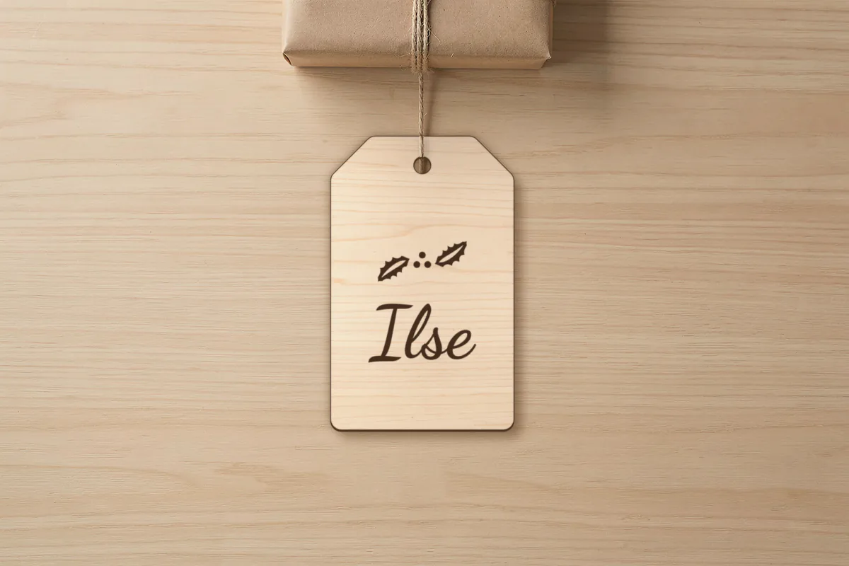 Stocking name tag